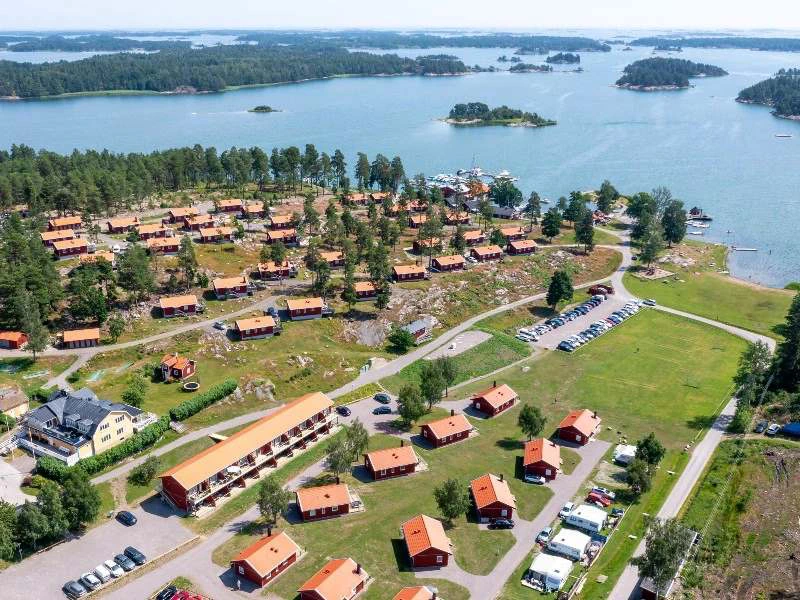 Ferienanlage in Östergötland, Schweden