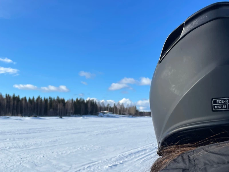 Schneemobiltour in schwedisch Lappland