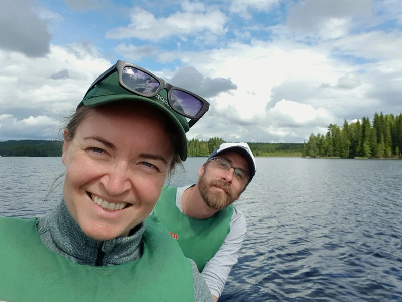 Erwachsene Kajaktour in Schweden