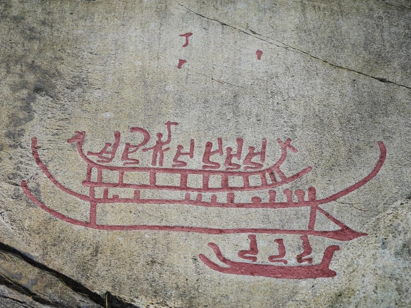 Felsritzungen in Schweden