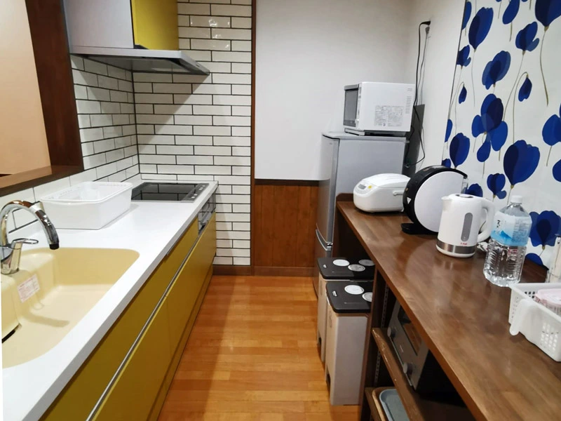 Küche im Ferienhaus in Kawaguchiko