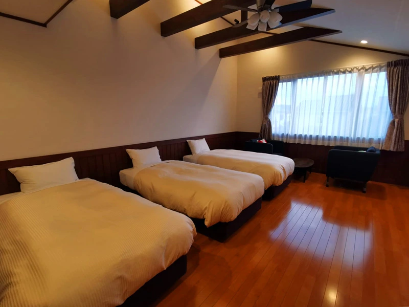 Geräumiges Cottage in Kawaguchiko Schlafzimmer