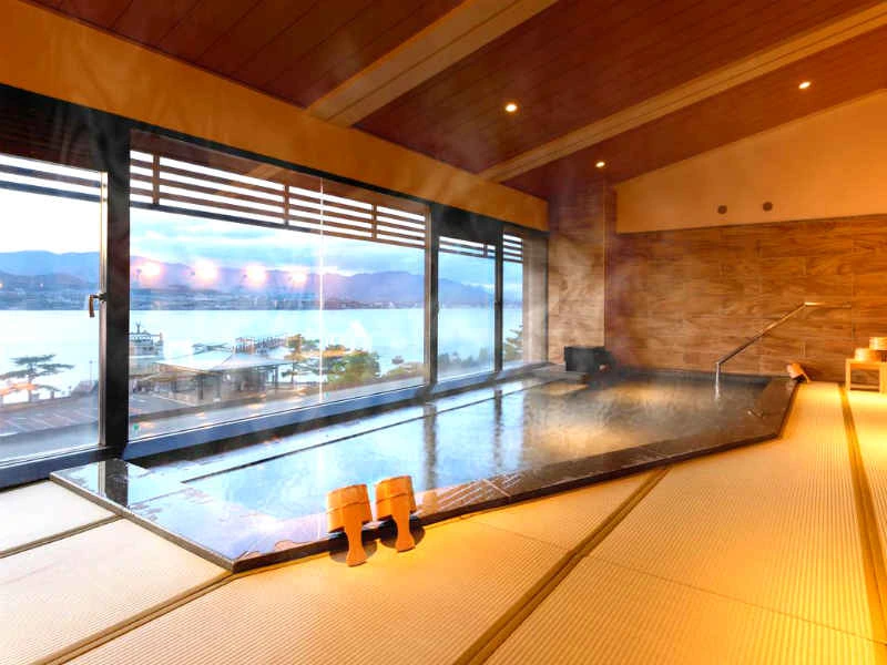 Unterkunft mit Onsen auf Miyajima