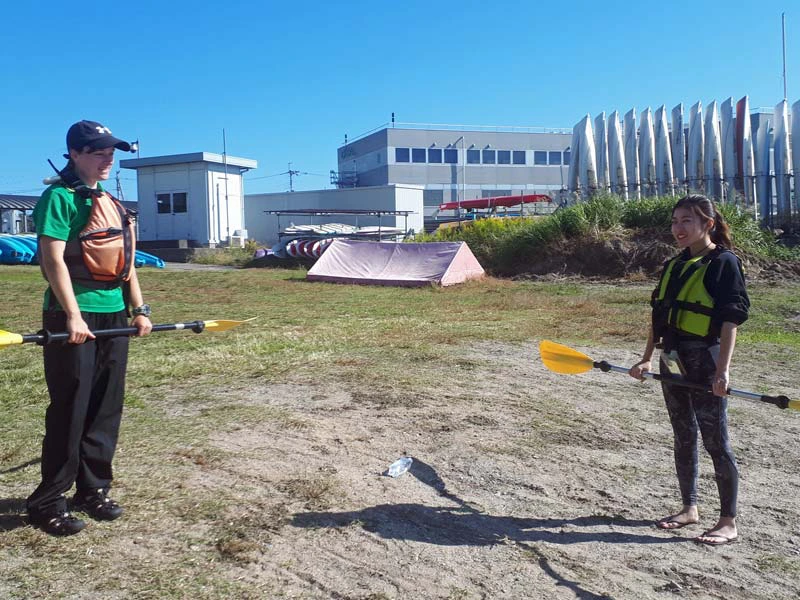 Kajaktour auf dem Biwa See