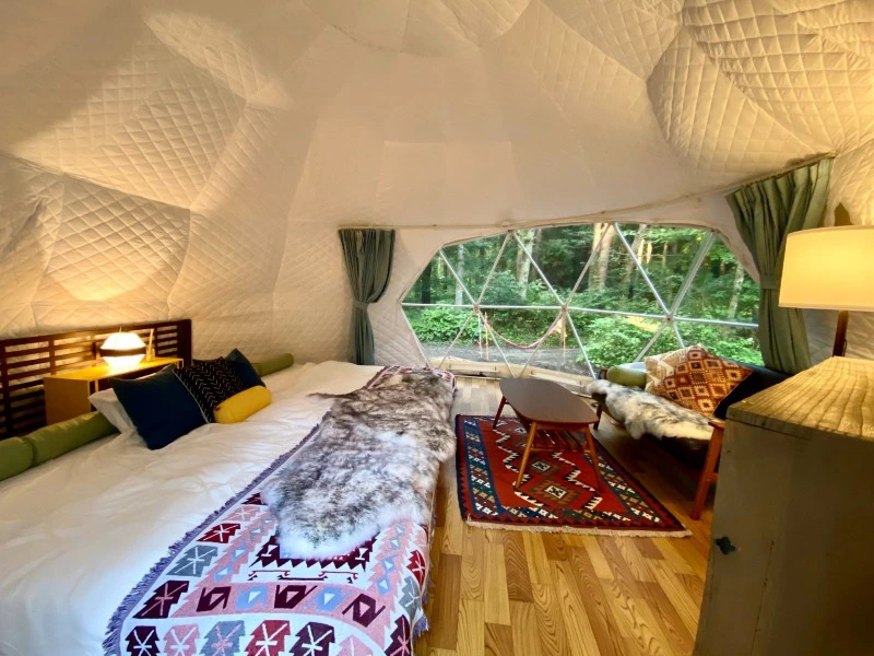 Glamping Zelt in Kawaguchiko