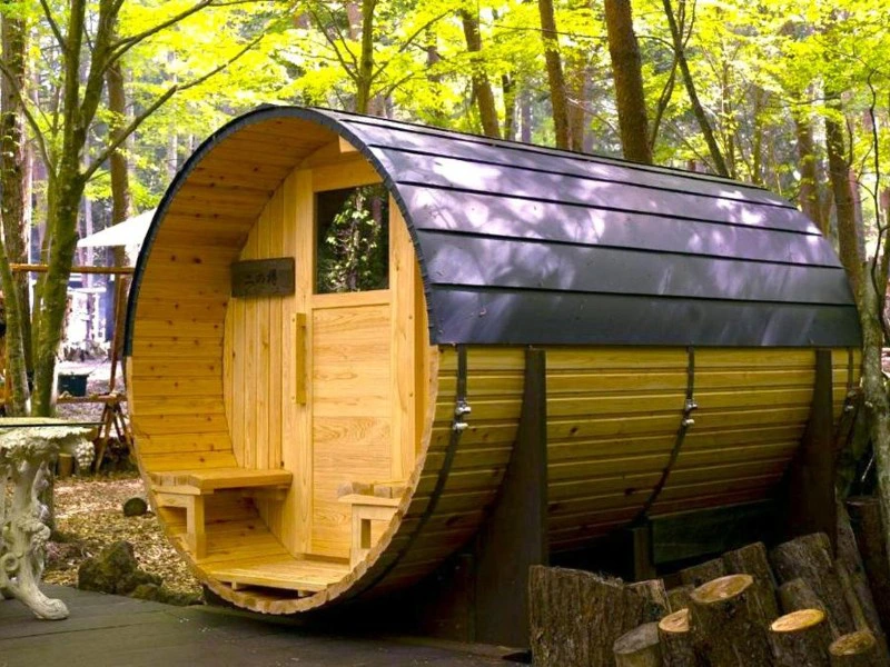 Sauna beim Glamping in Kawaguchiko