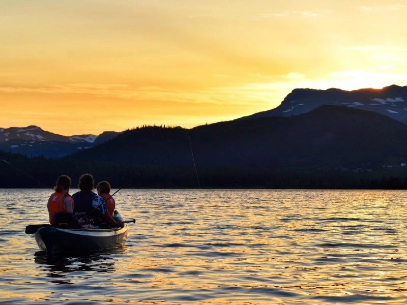 Norwegen - Kanu fahren im Jotunheimen Nationalpark