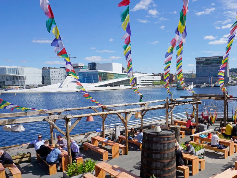 Noorwegen - uitzicht op het museum van Oslo