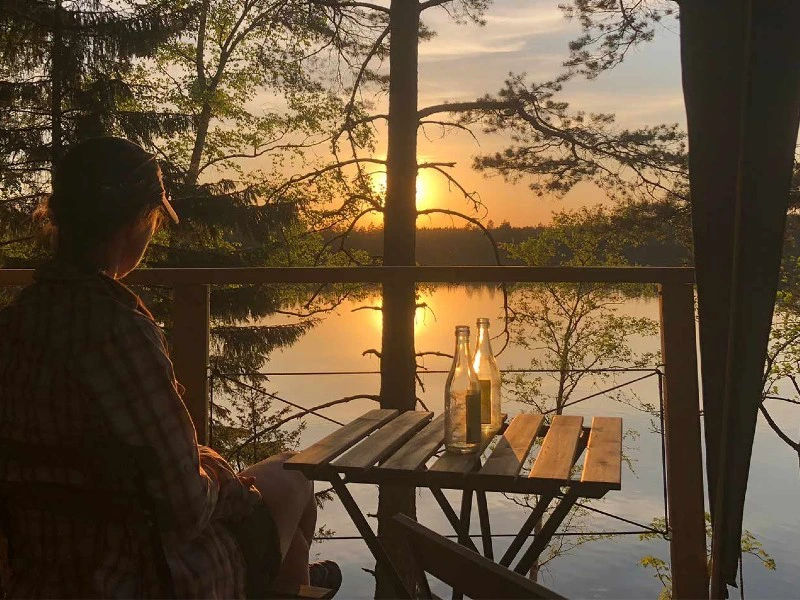 Glamping - Safari-Zelt mit Aussicht