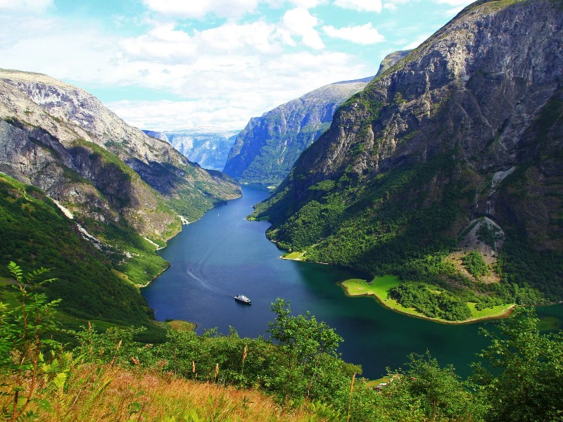 Fjordlandschaft in Norwegen