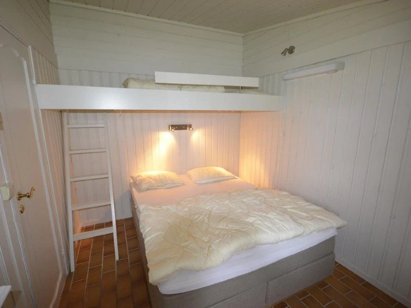 Betten in einer Hütte in Hovden