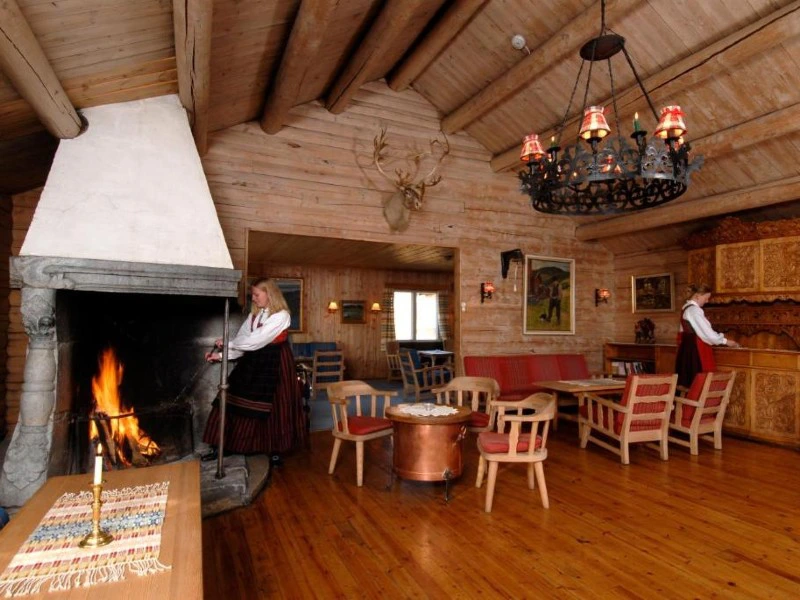 Lobby der Lodge in Jotunheimen