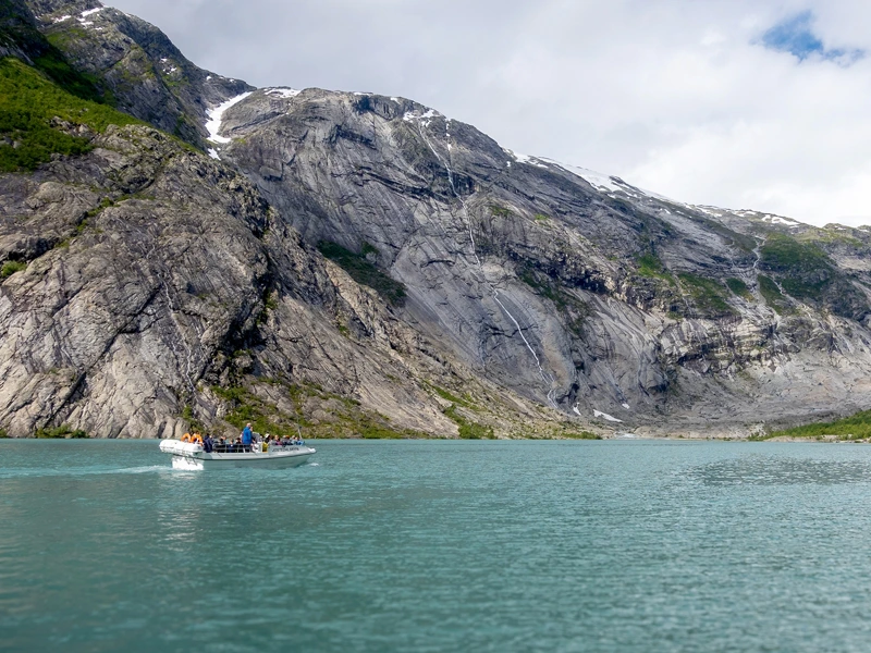 Bootsfahrt zum Gletscher