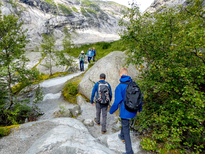 Wanderung zum Gletscher