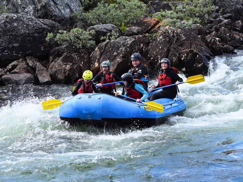 Raftingtour bei Geilo in Norwegen