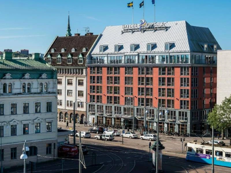 Blick auf ein Hotel in Göteborg, Schweden