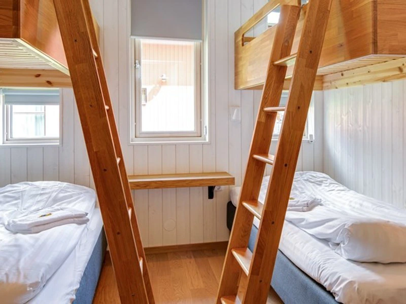 Zimmer mit Etagenbetten in Småland, Schweden