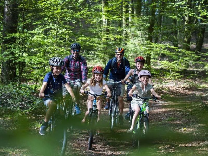 Fahrradtour mit der Familie in Schweden