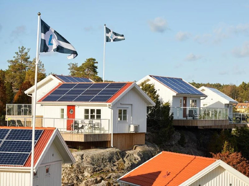 Cabin an der schwedischen Westküste