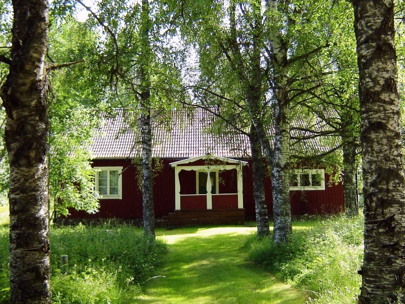 Häuschen am Wald bei Mora, Schweden