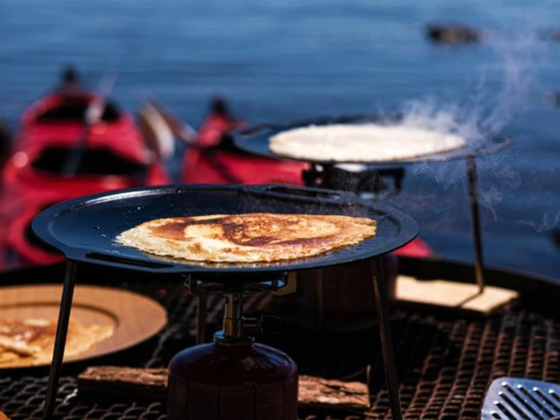 Pfannkuchen backen in Schweden