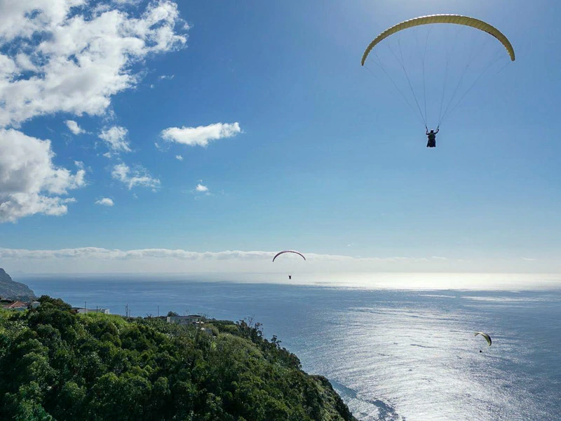 Paragliden auf Madeira