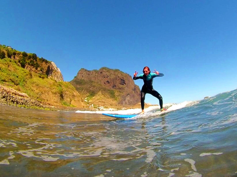 Surfer auf Madeira