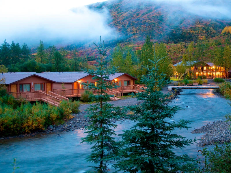 Cabin im Denali Nationalpark, Alaska