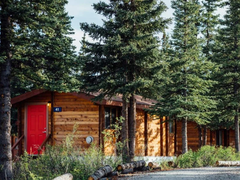 Cabin am Denali Nationalpark in Alaska