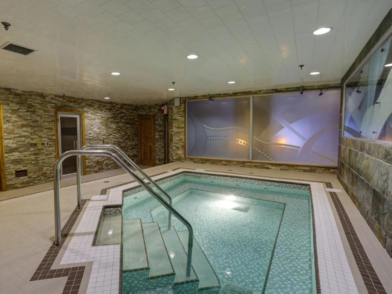 Poolbereich in Banff