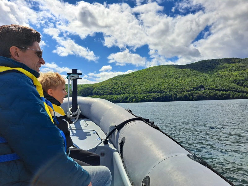 Whale Watching mit dem Zodiac in Kanada