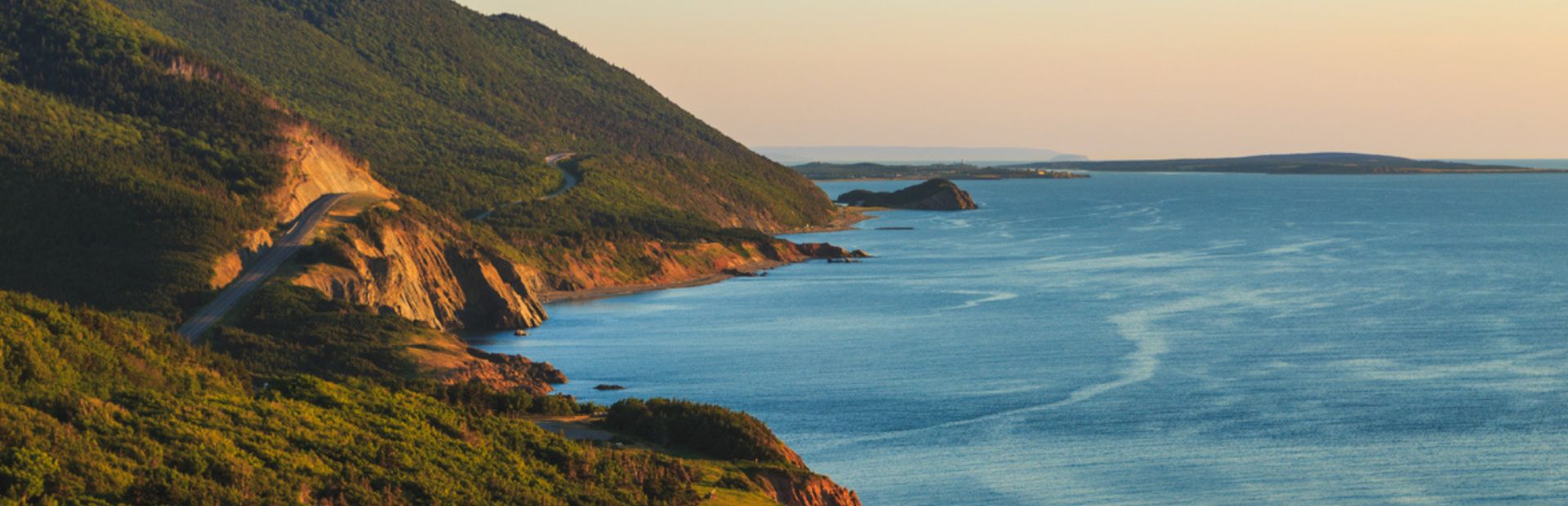 Küstenweg am Cape Breton in Kanada