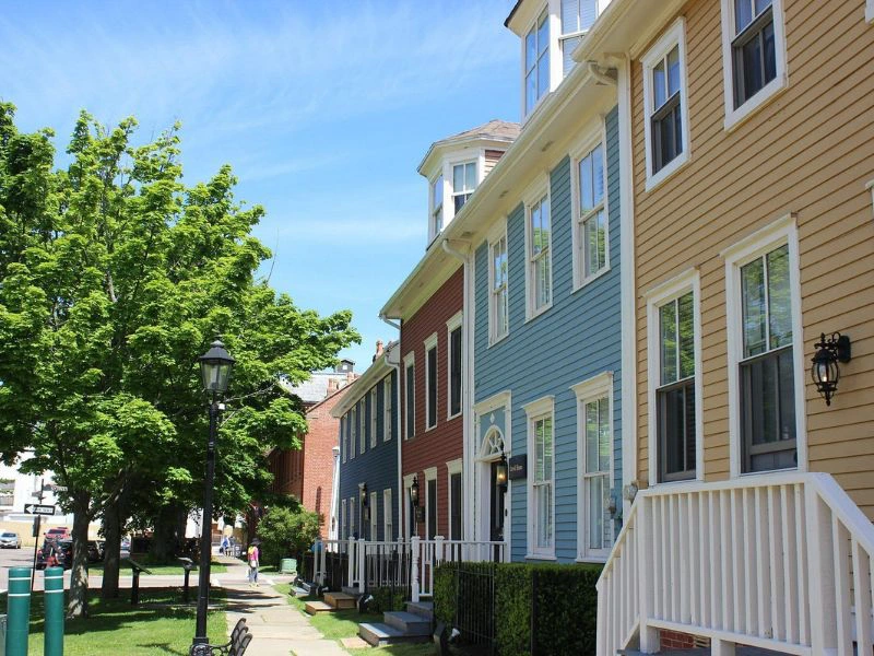 Häuserfassade in Charlottetown