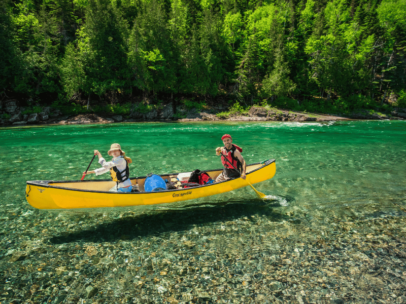 Kanutour in der Gaspesie