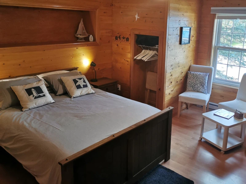 Schlafzimmer vom Cottage beim Kouchibouguac National Park