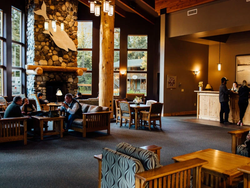 Lodge im Kenai Fjords Nationalpark in Alaska