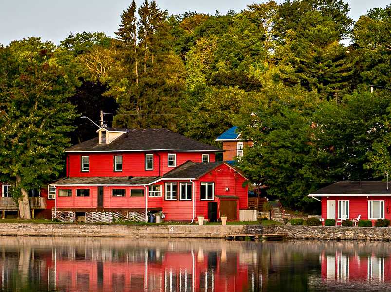 Rotes Haus in Baddeck, Kanada