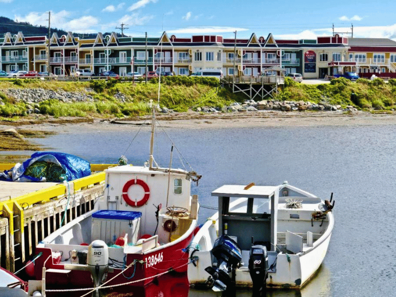 Unterkunft in Rocky Harbour und Boote in Kanada