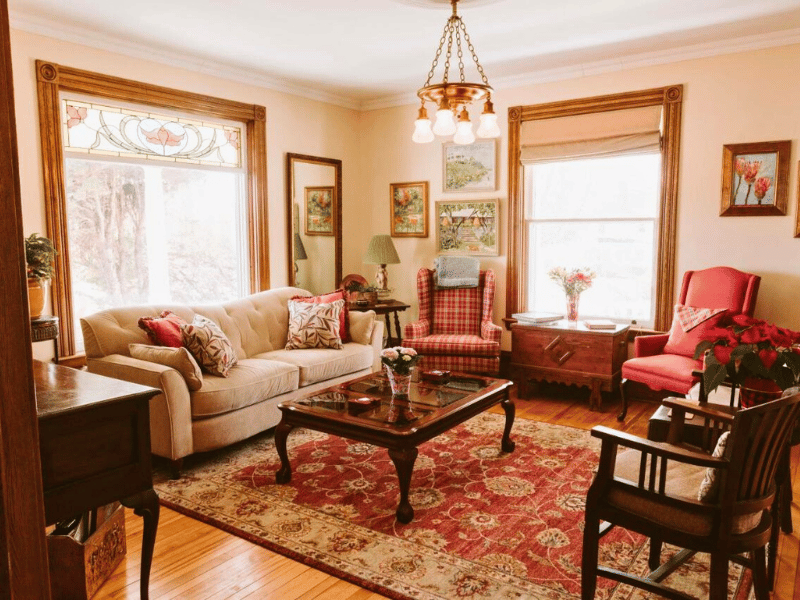 Sofas in der Unterkunft in Lunenburg, Kanada