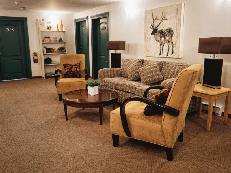 Lobby im viktorianischen Inn in Lunenburg, Kanada