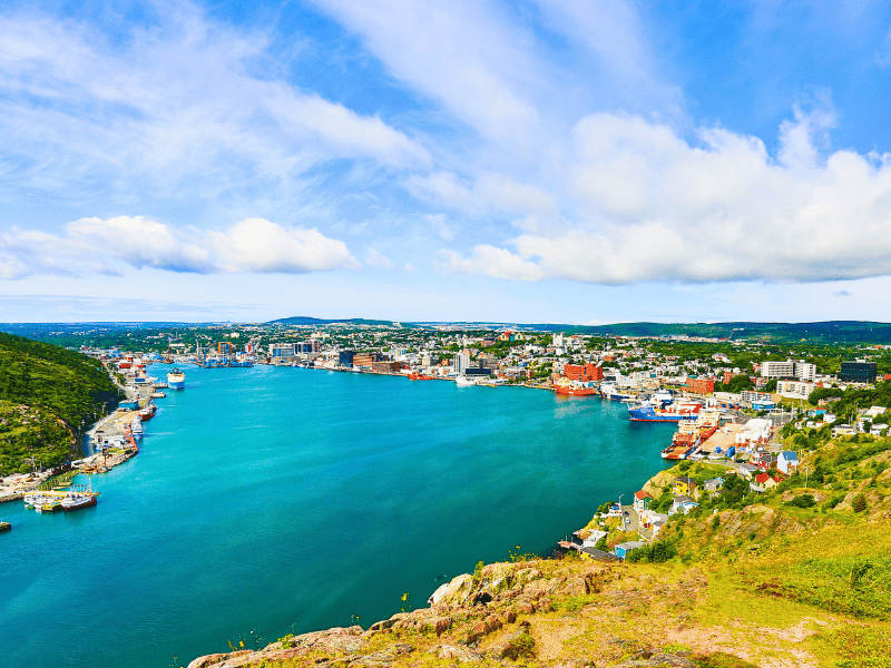 Bucht von St. Johns in Kanada