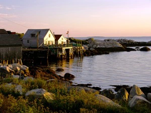 Fischerdorf in Peggys Cove, Ostkanada