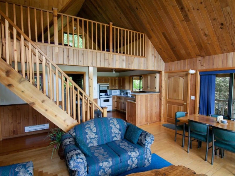 Wohnraum in Lodge an der Sunshine Coast