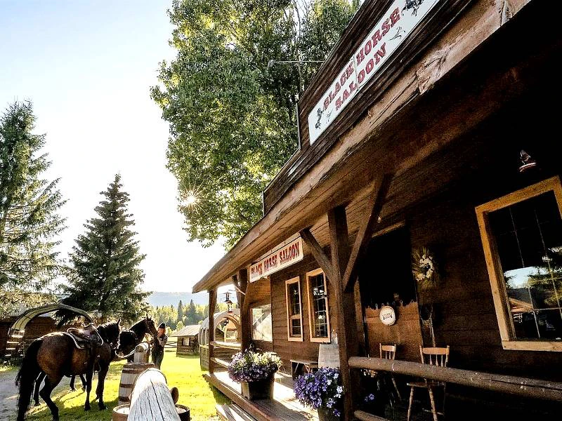 Saloon der Ranch bei Clearwater, Kanada