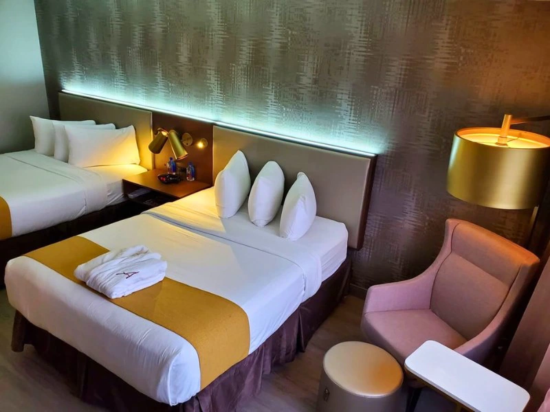 Zimmer im Budget Hotel in Halifax, Kanada