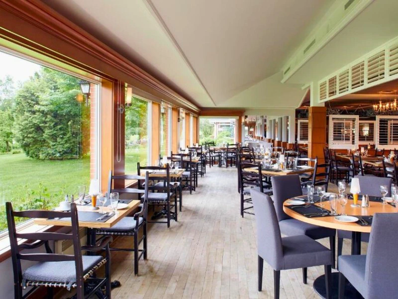 Restaurant in der Lodge am La Mauricie Nationalpark