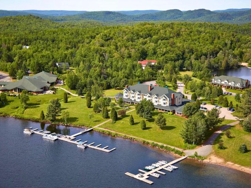 Lodge am La Mauricie Nationalpark in Kanada