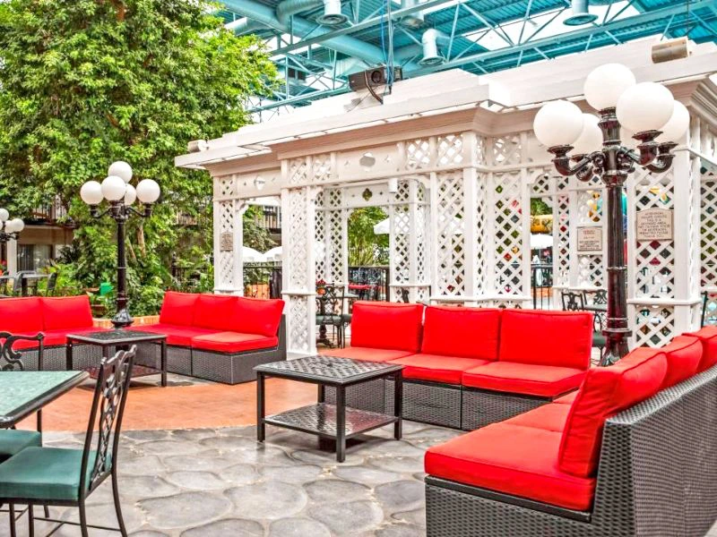 Sitzgelegenheiten im Hotel an den Niagarafällen, Kanada