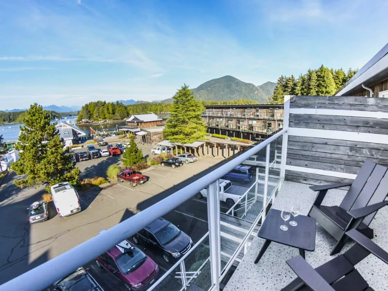 Ausblick Lodge bei Tofino, Kanada