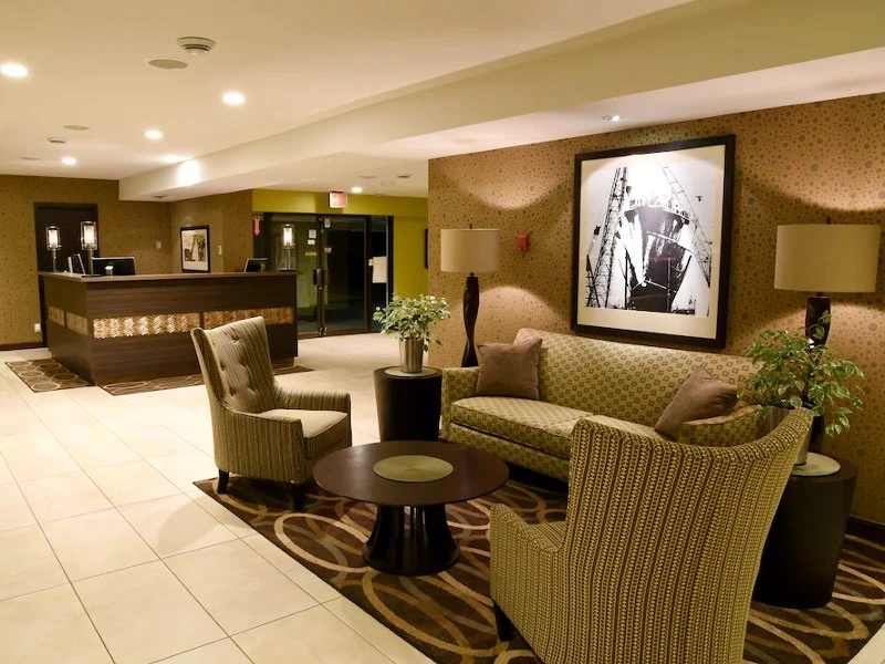 Lobby im Hotel in Prince Rupert, Kanada